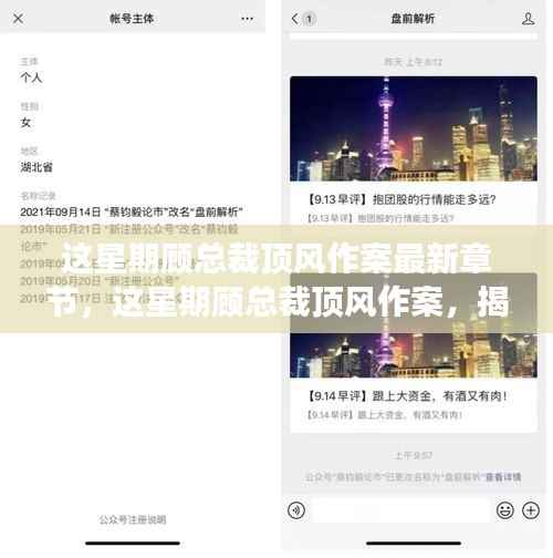 揭秘商业巨头背后的故事,顾总裁顶风作案最新章节曝光