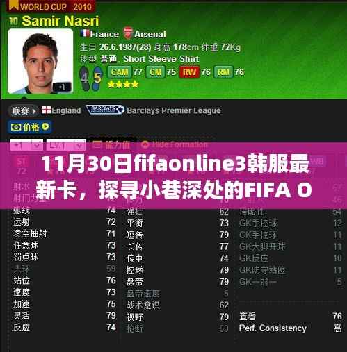 FIFA Online 3韩服最新卡牌揭秘,小巷深处独特小店的探索之旅
