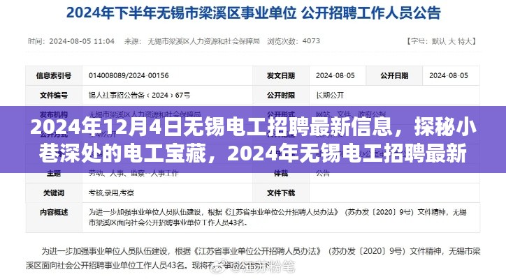 探秘小巷深处的宝藏,揭秘无锡电工招聘最新信息(2024年)