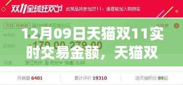 天猫双11实时交易盛宴背后的学习与成长力量,自信与成就感的诞生之路 12月09日交易金额概览