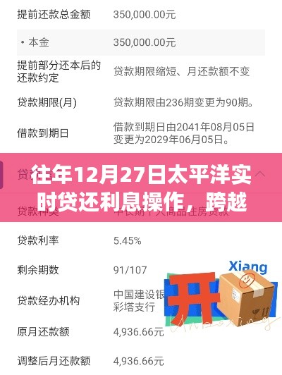 往年12月27日太平洋贷还利息操作详解,金融之旅的自信飞跃之路
