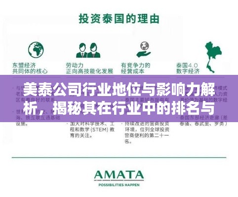 美泰公司行业地位与影响力解析,揭秘其在行业中的排名与影响力!