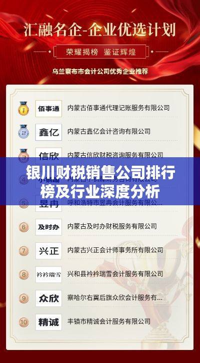 银川财税销售公司排行榜及行业深度分析